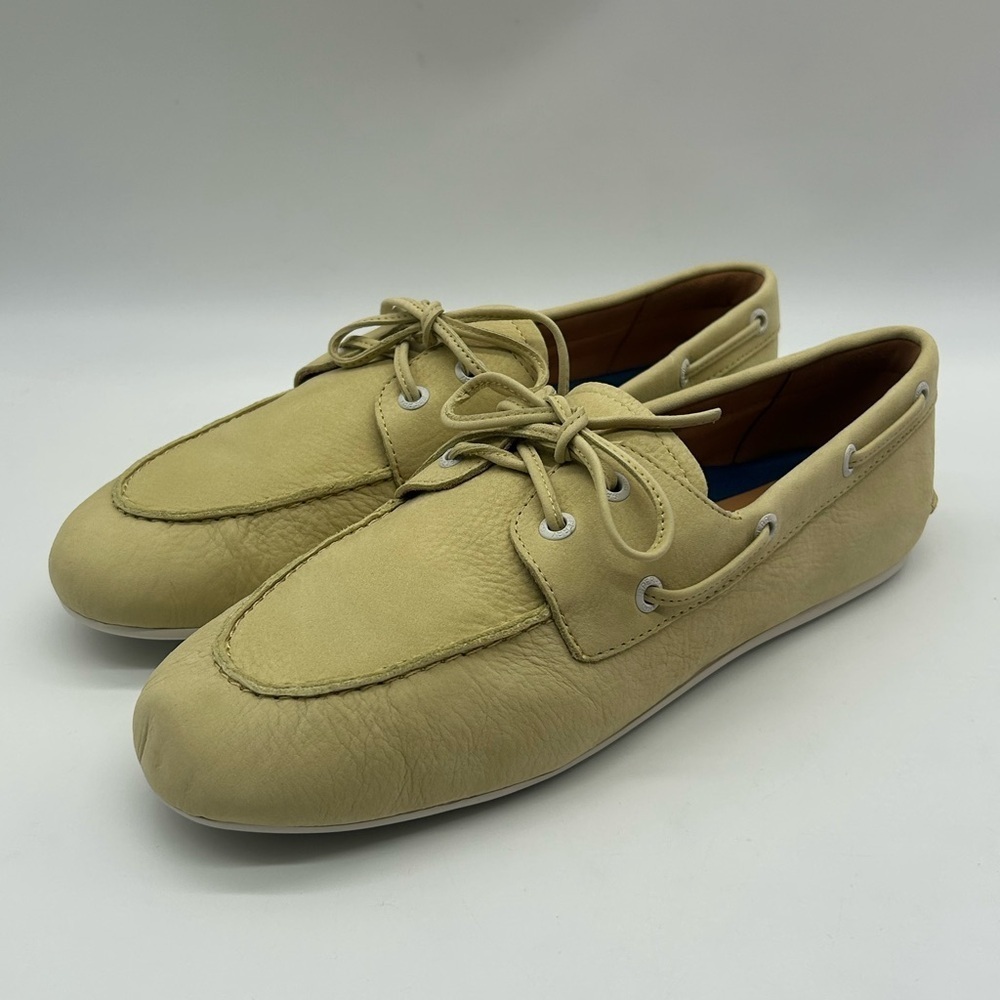 Sperry Slimboat Leather Boat Shoes Light Yellow Women’s US Size 11 New With Box - Picture 5 of 11